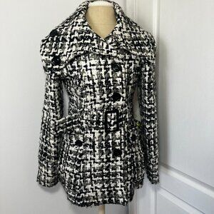 BKE Plaid Coat Sz S